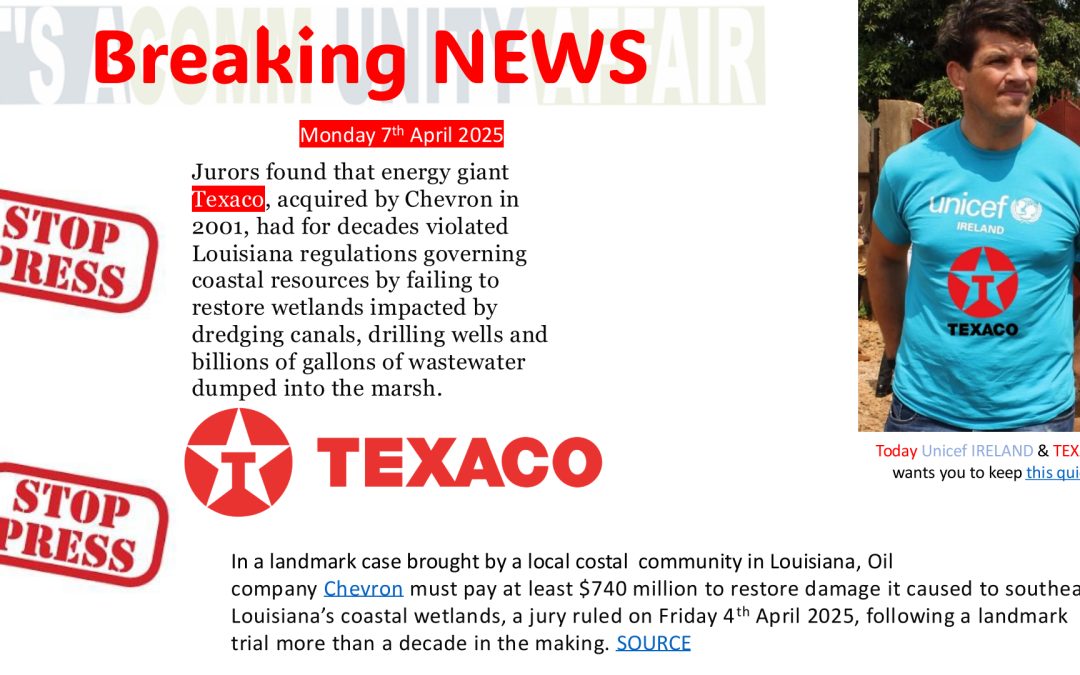 Texaco fined over US$700 million